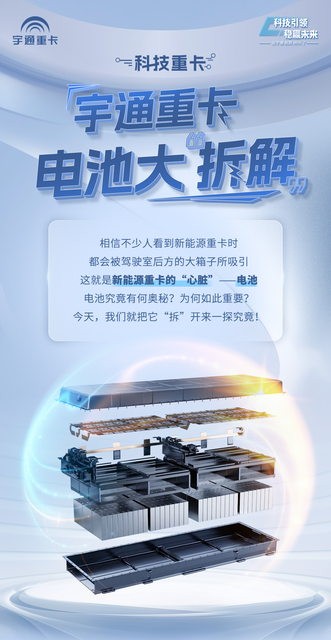 科技重卡丨“拆解”宇通重卡的电池，都发现了什么？