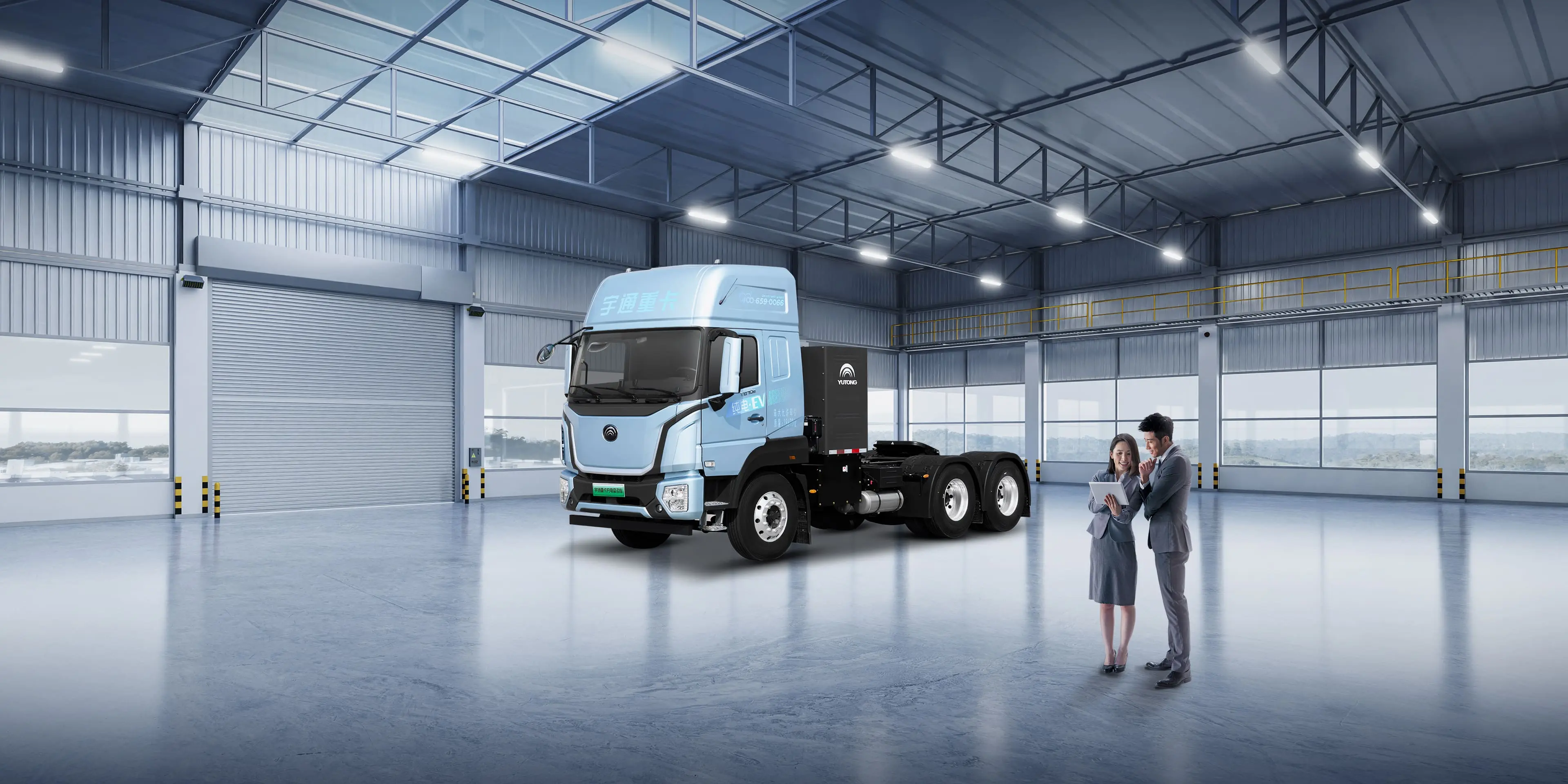 400度后背充电牵引车