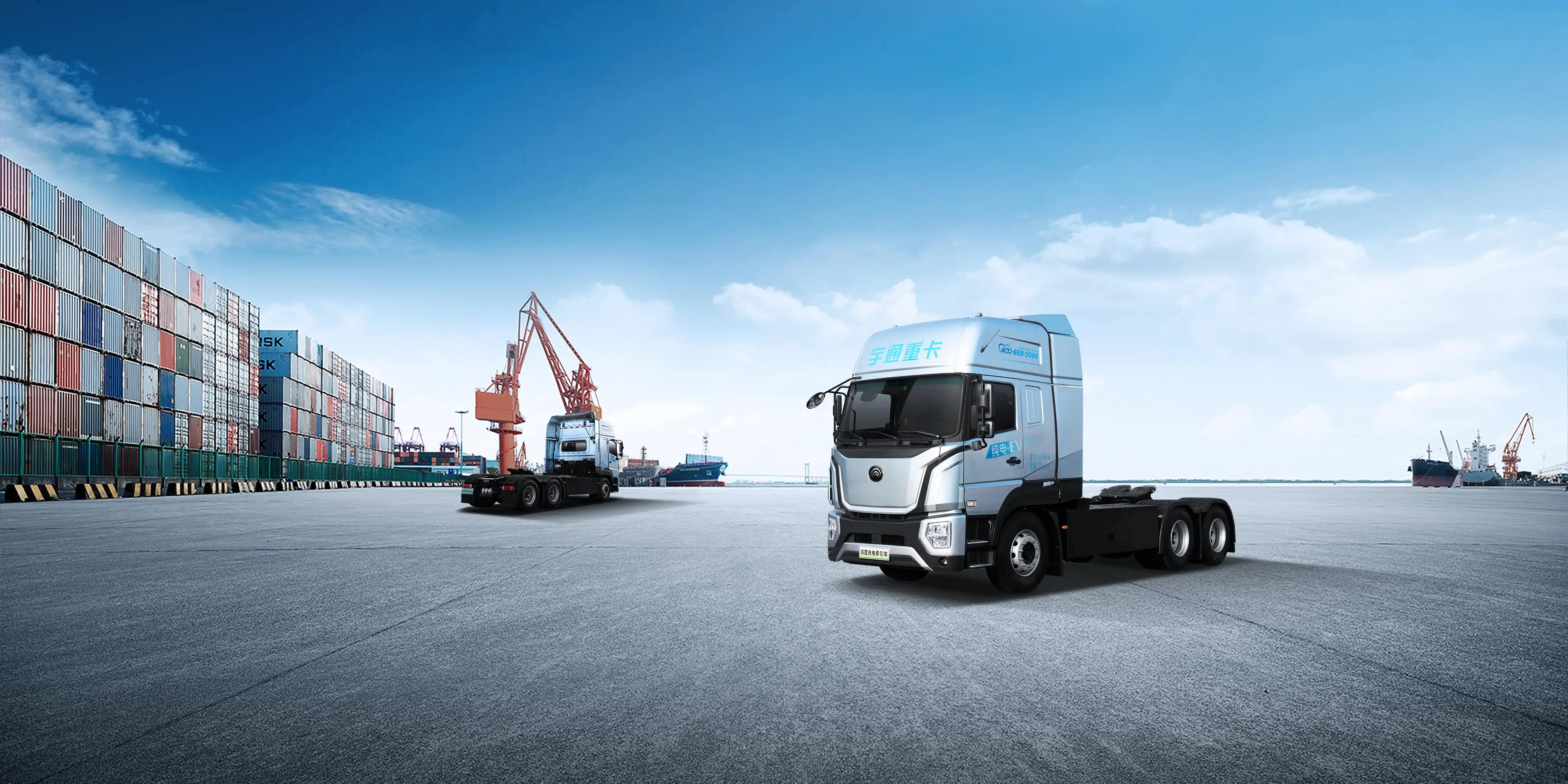 400度底置充电牵引车