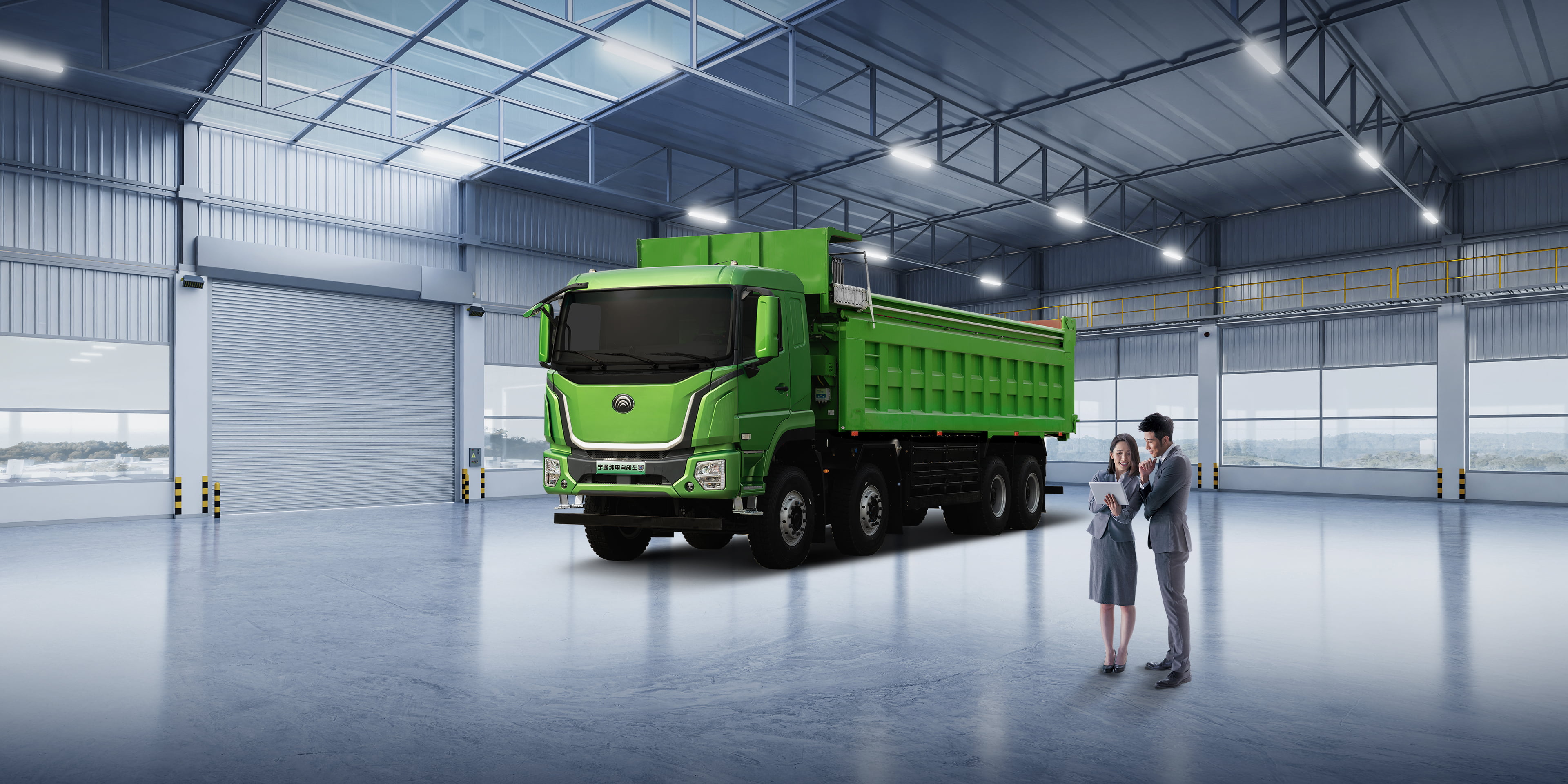 充电公路运输自卸车