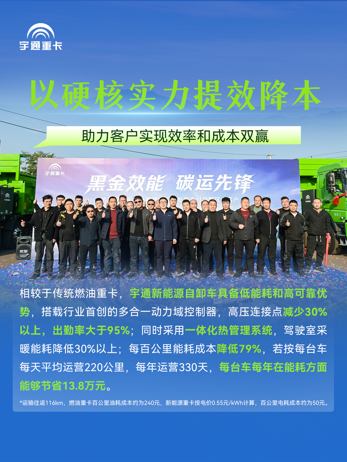 煤海逐“绿”，“碳”寻未来丨宇通新能源自卸车批量交付临汾