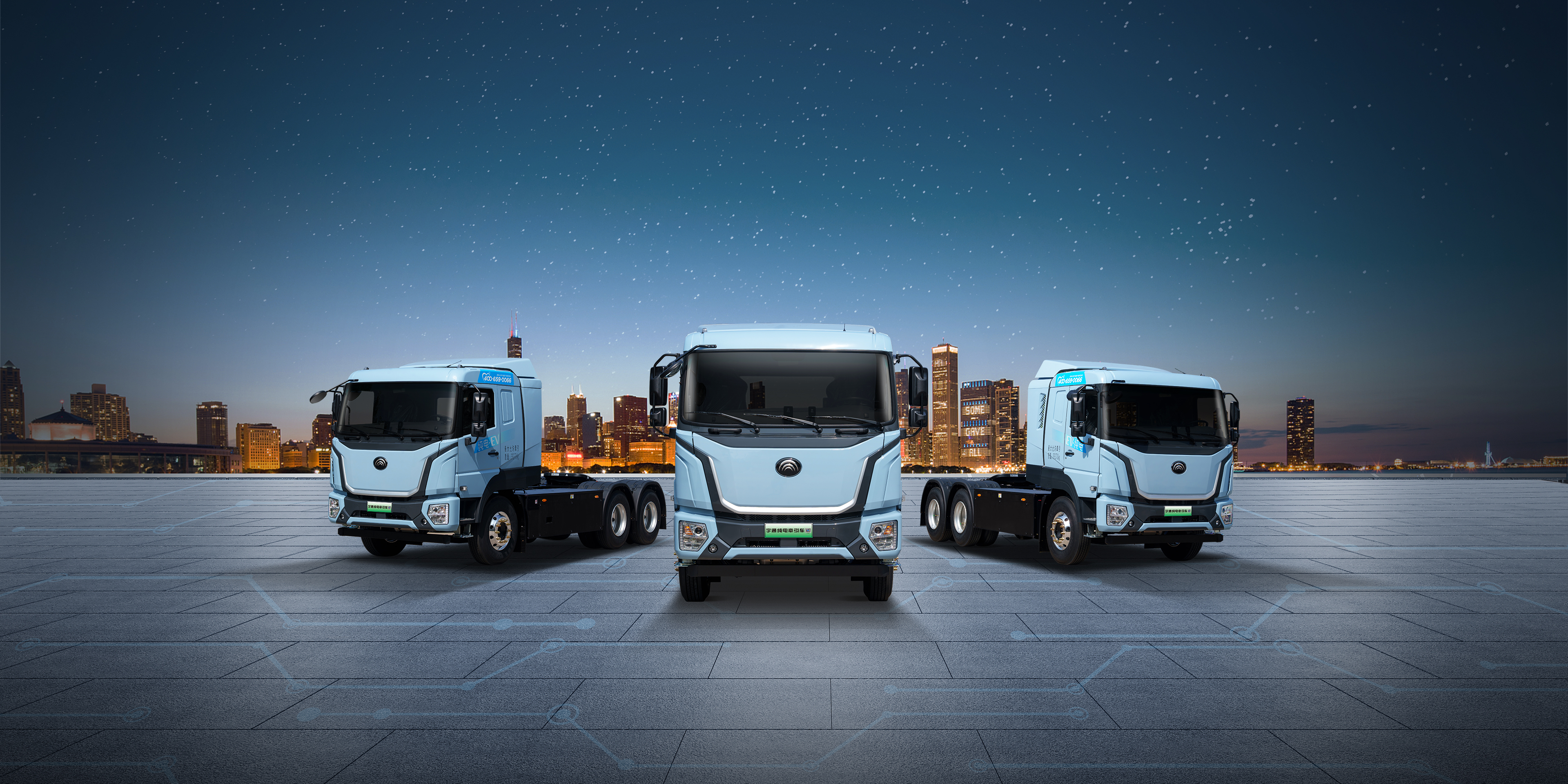 400度平顶底置充电牵引车