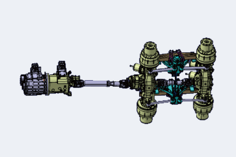 充电公路运输自卸车