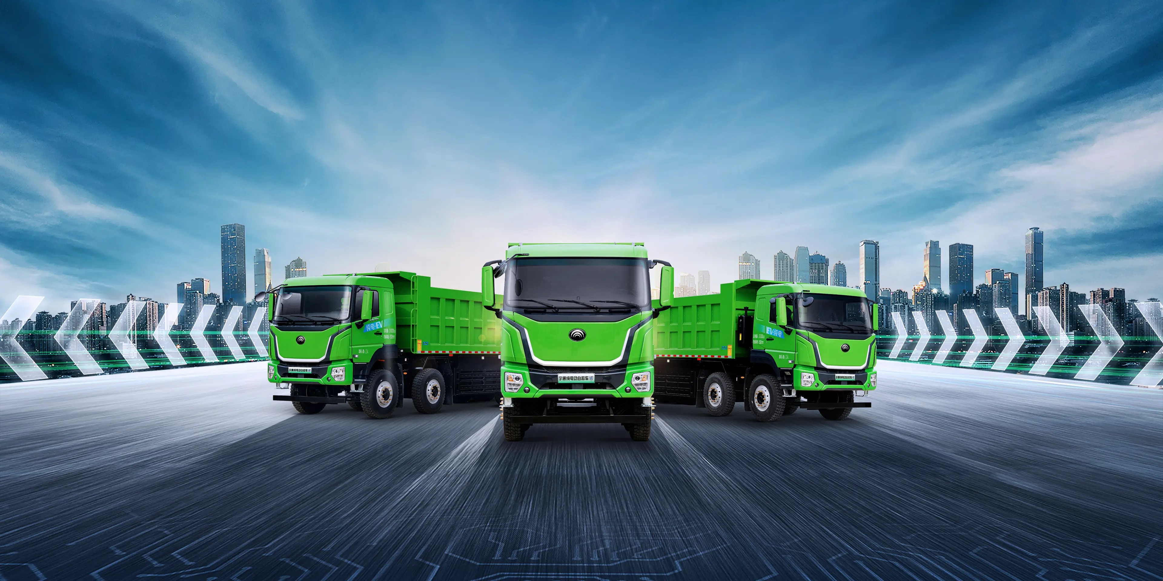 充电矿区运输自卸车