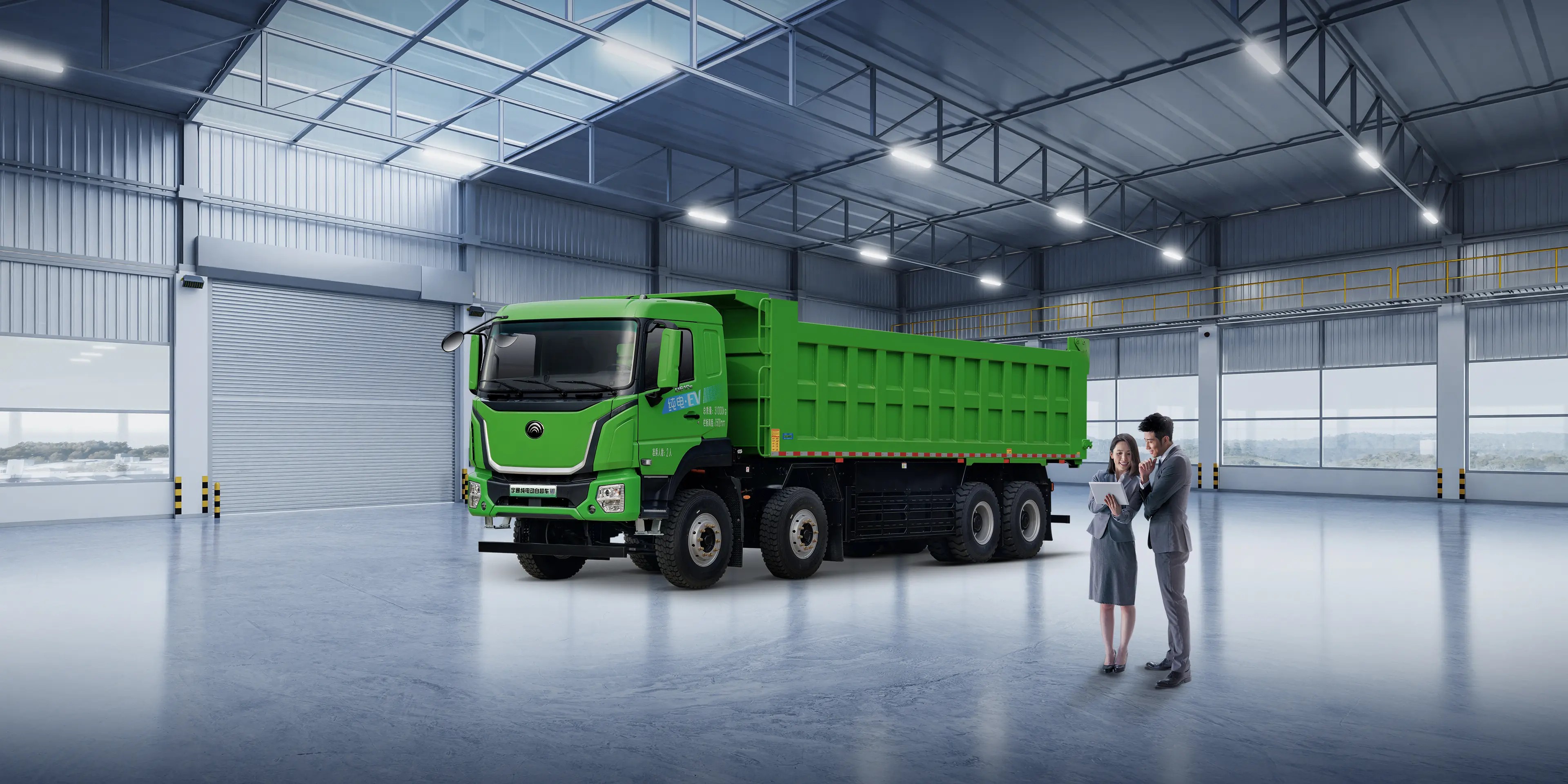 充电矿区运输自卸车