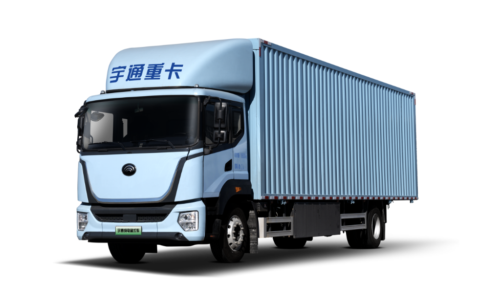 宇通纯电翼开启厢式运输车