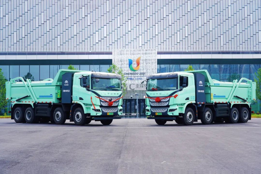 交车又交心，携手筑绿城—成都首批宇通纯电自卸车顺利交车